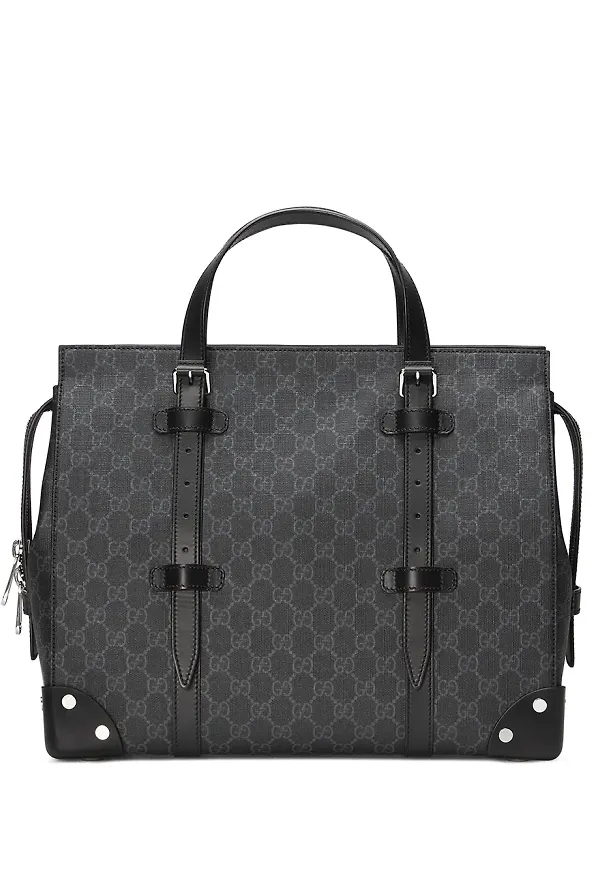 Gucci GG Supreme totebag - Svart