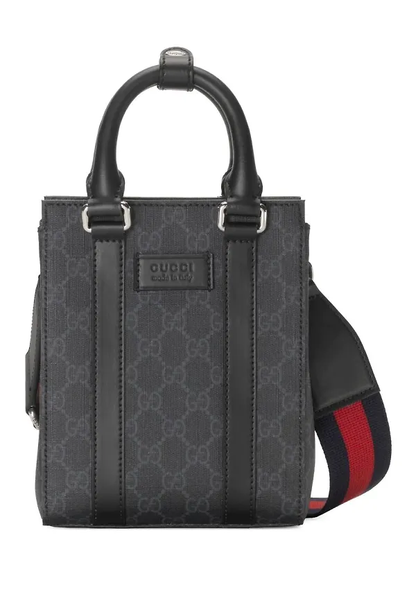 Gucci GG Supreme totebag - Svart