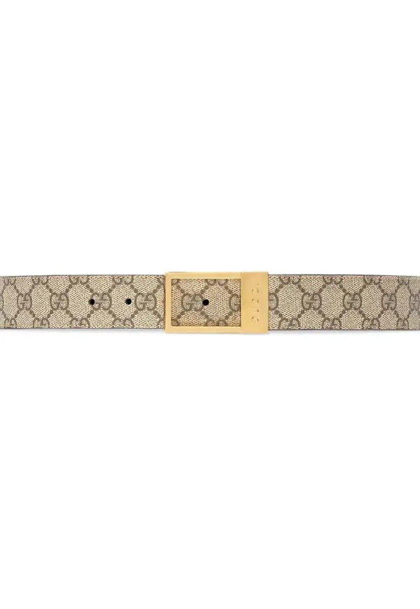 Gucci GG tygskärp med spänne - Neutral
