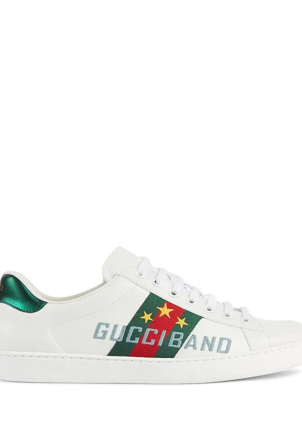 Gucci Gucci Band Ace sneakers - Vit