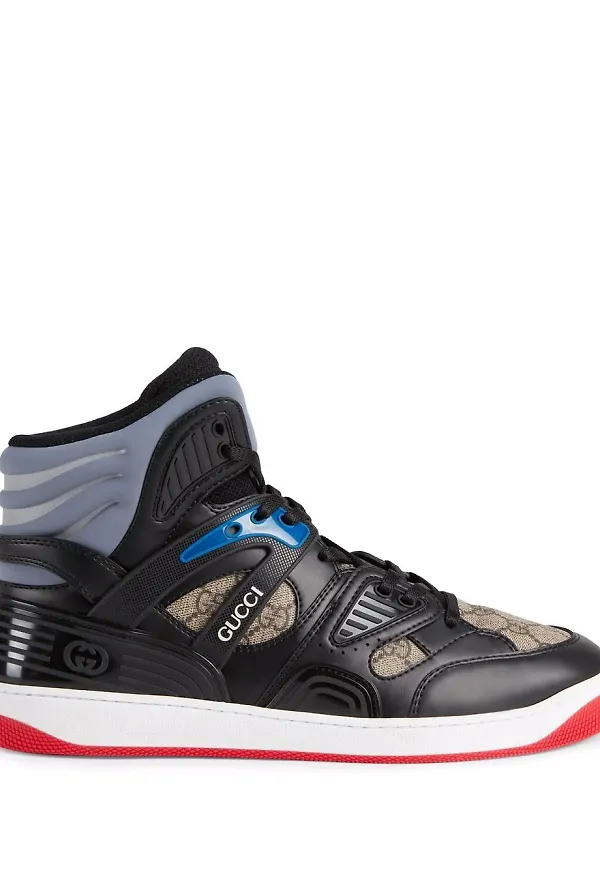 Gucci Gucci Basket höga sneakers - Svart