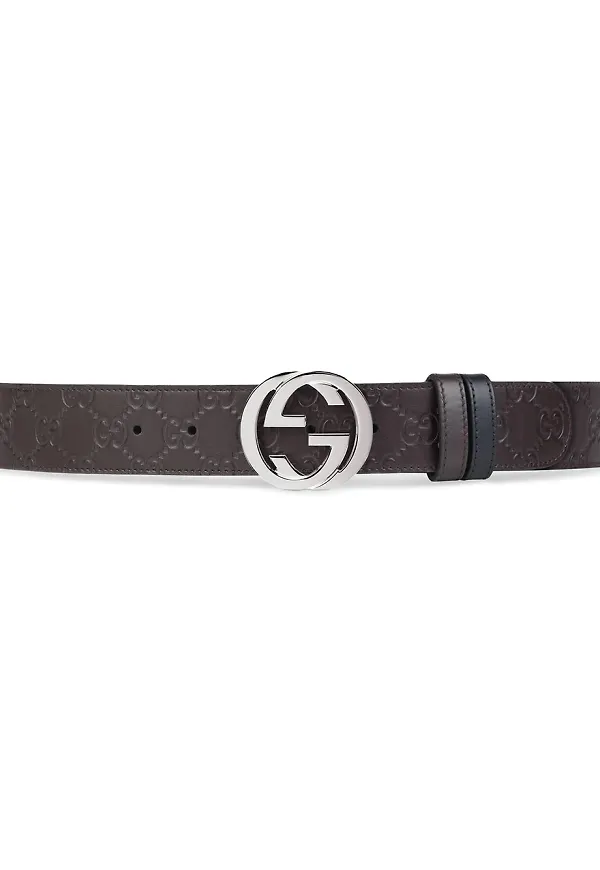 Gucci Gucci karaktäristiskt vändbart skärp - Brun