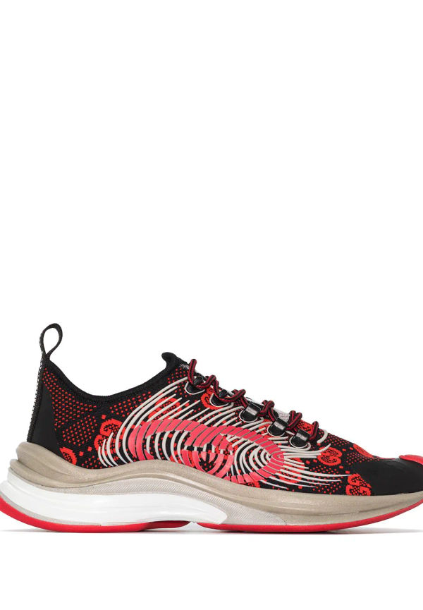 Gucci Gucci Run låga sneakers - Svart