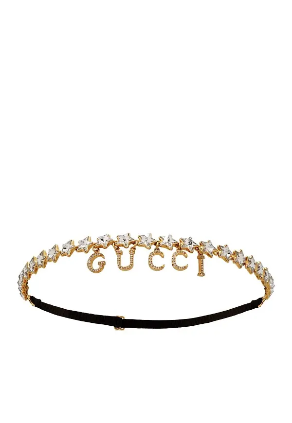 Gucci Gucci tiara hårband - Guldfärgad