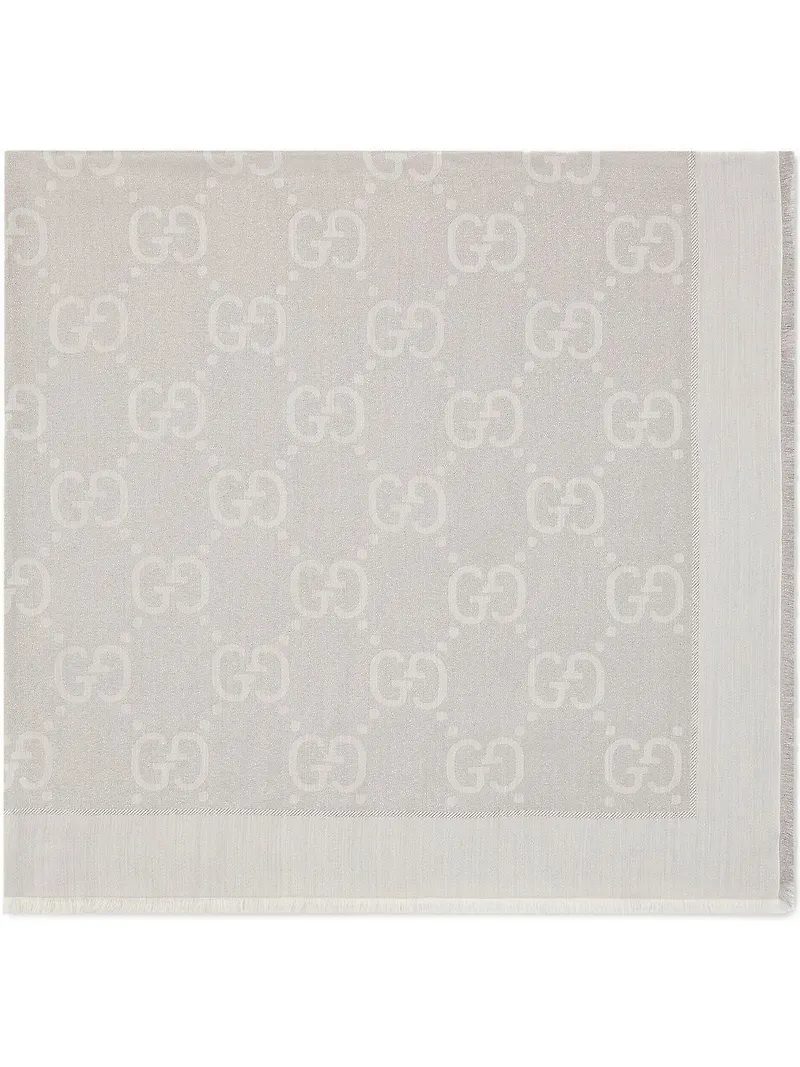 Gucci halsduk i jacquard - Neutral