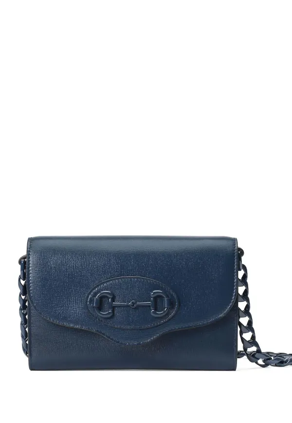 Gucci Horsebit 1955 miniväska - Blå