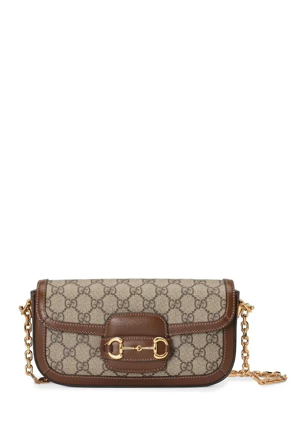 Gucci Horsebit axelväska från 1955 - Neutral
