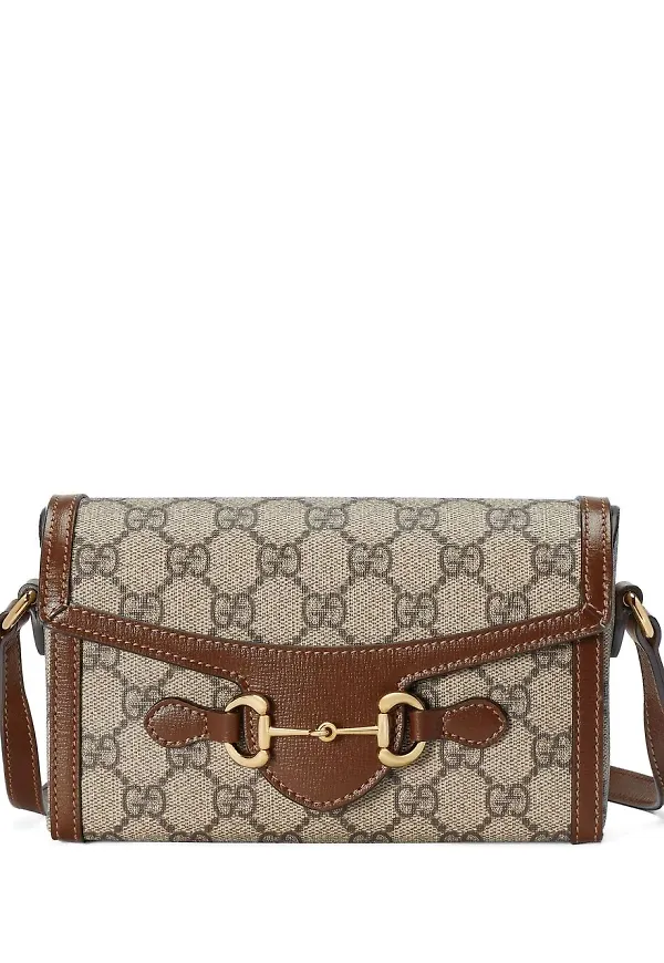 Gucci Horsebit liten axelväska - Neutral