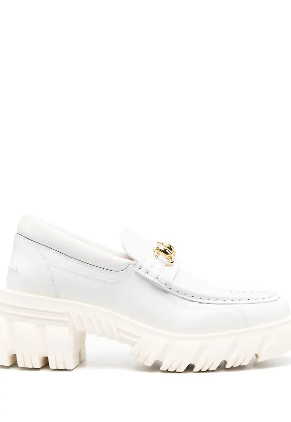Gucci Horsebit loafers - Vit