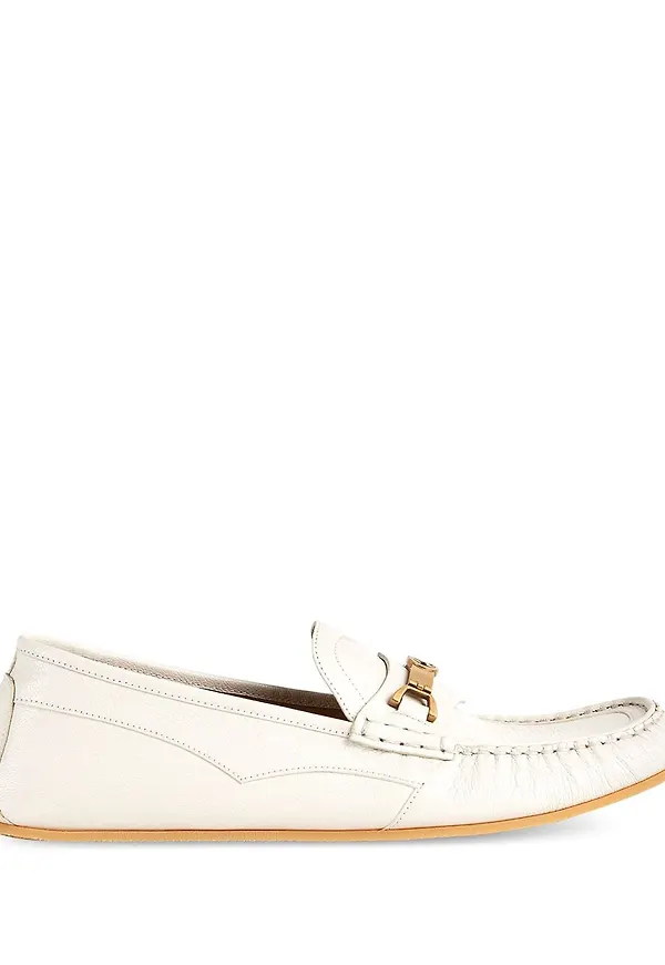 Gucci Horsebit loafers - Vit