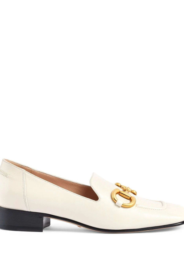 Gucci Horsebit loafers med fyrkantig tå - Neutral