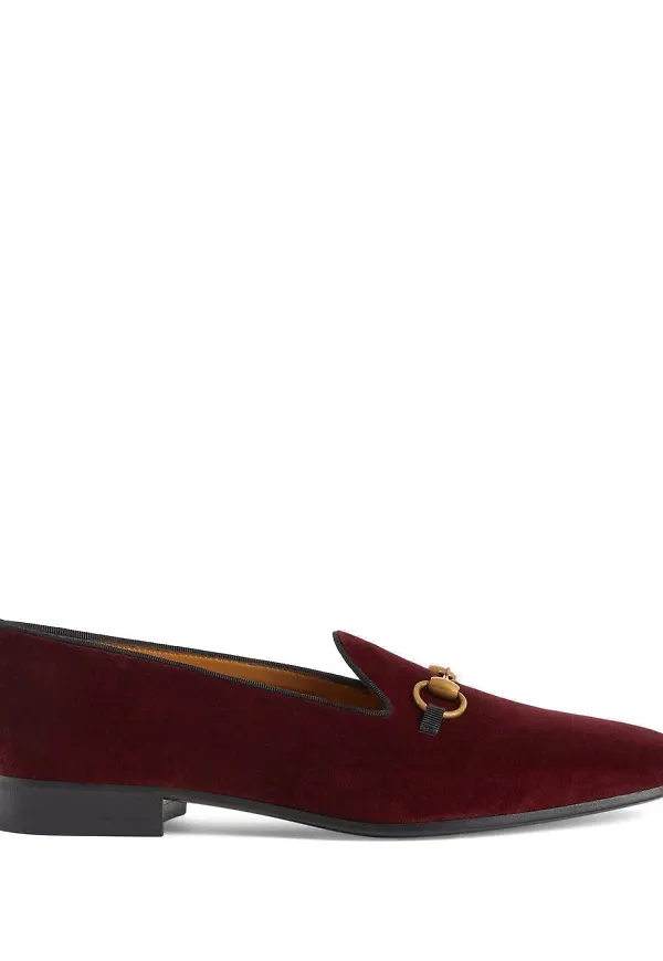 Gucci Horsebit mockaloafers - Röd