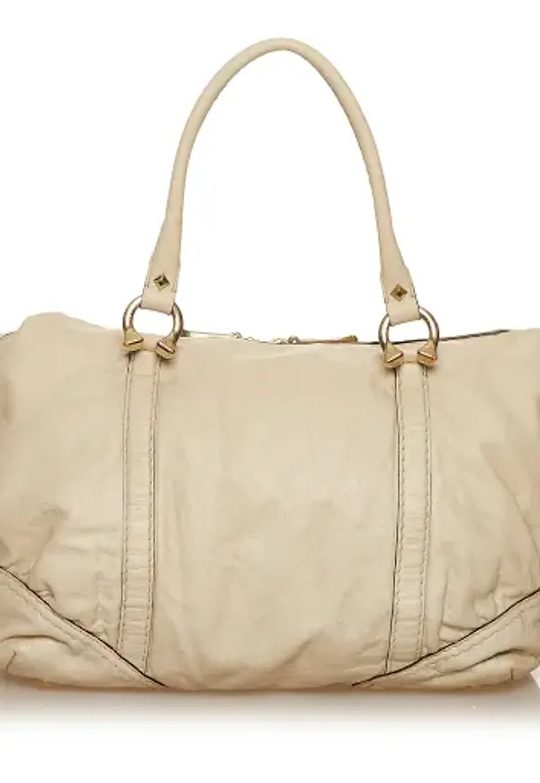 Gucci Horsebit Nail Leather Boston Bag