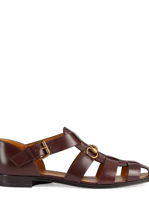 Gucci Horsebit sandaler - Röd