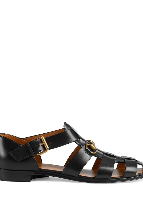 Gucci Horsebit sandaler - Svart