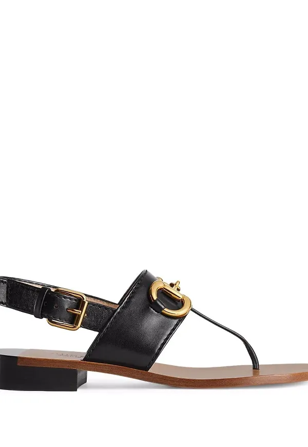 Gucci Horsebit sandaler - Svart