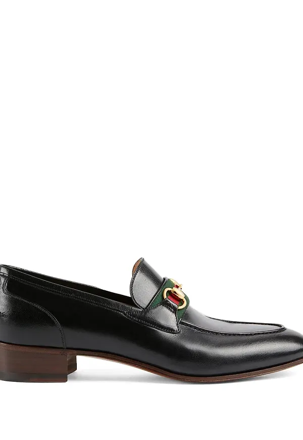 Gucci Horsebit skinnloafers - Svart
