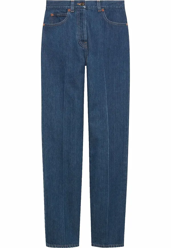 Gucci Horsebit straight-jeans - Blå