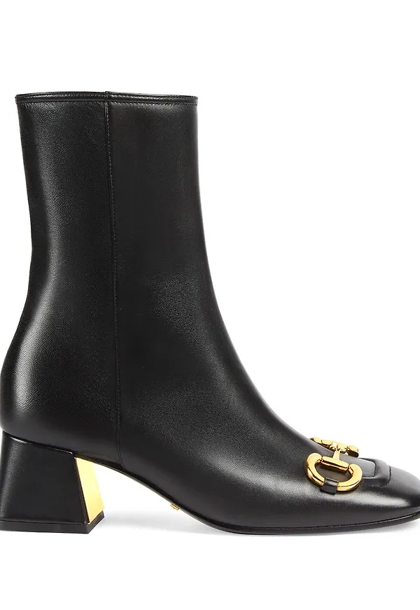 Gucci Horsebit stövletter - Svart