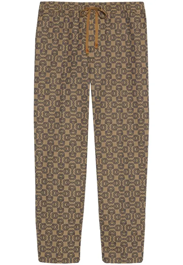 Gucci Horsebit sweatpants - Brun