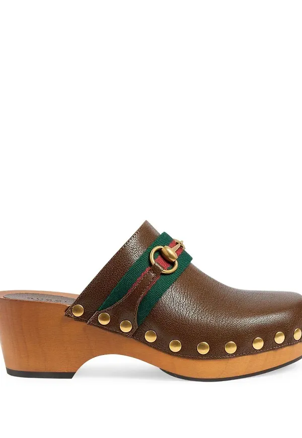 Gucci Horsebit träskor - Brun