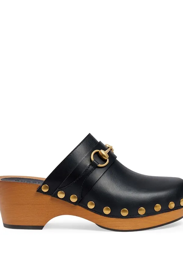 Gucci Horsebit träskor - Svart