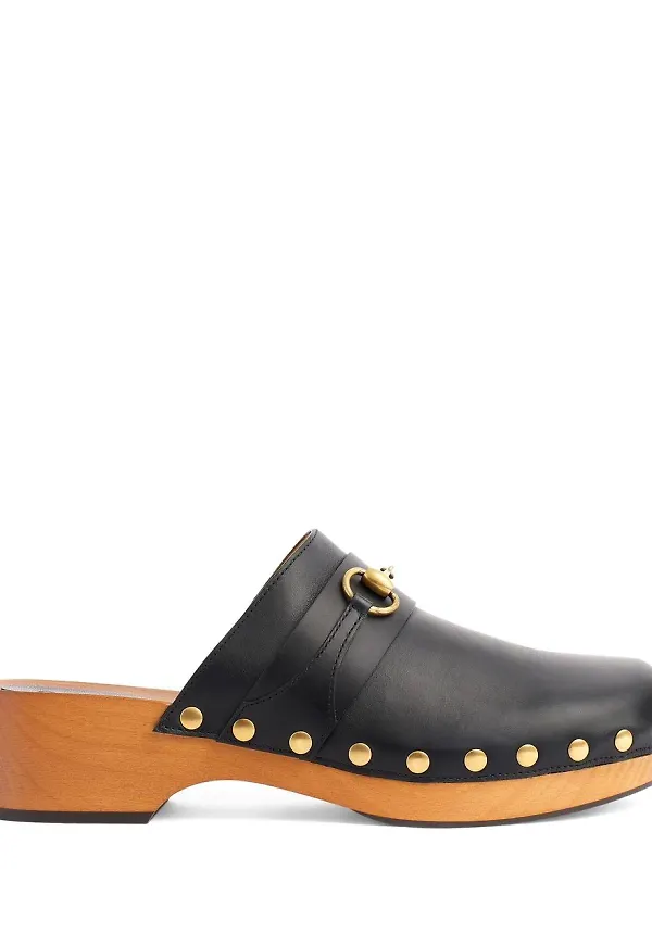 Gucci Horsebit träskor - Svart