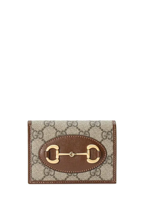 Gucci Horsebit vikt plånbok - Neutral