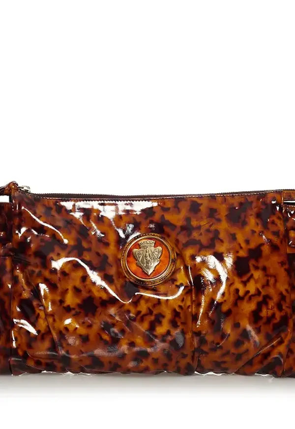 Gucci Hysteria Patent Leather Clutch Bag