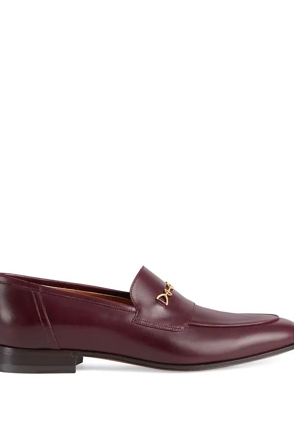 Gucci Interlocking-G Horsebit loafers - Röd