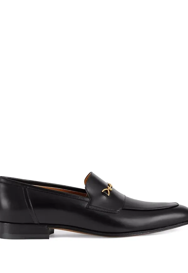 Gucci Interlocking-G Horsebit loafers - Svart