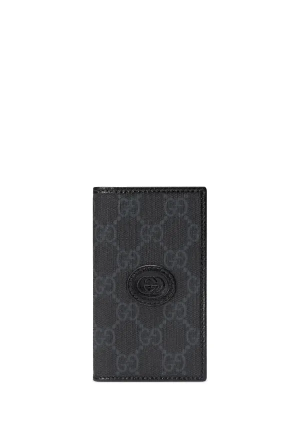 Gucci Interlocking CC korthållare - Svart