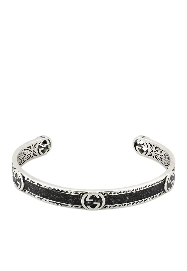 Gucci Interlocking G armband - Silverfärgad