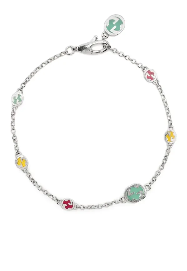 Gucci Interlocking G armband - Silverfärgad