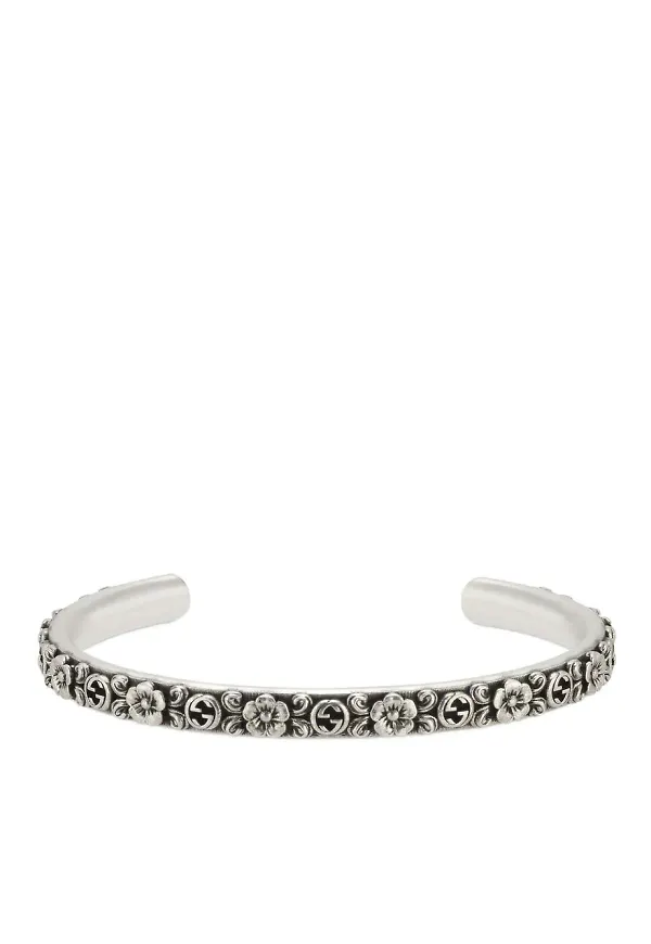 Gucci Interlocking G armband - Silverfärgad