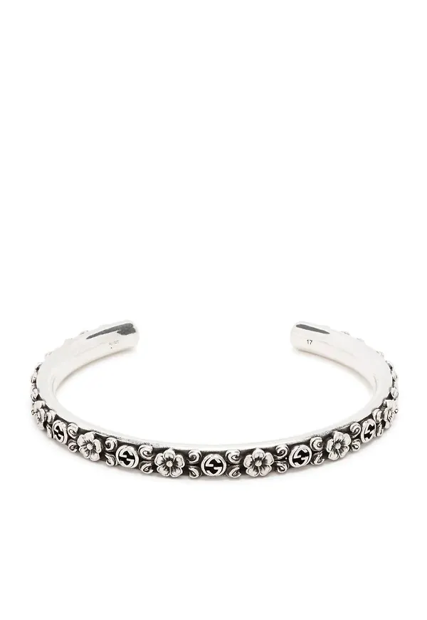 Gucci Interlocking G armband i sterlingsilver - Silverfärgad