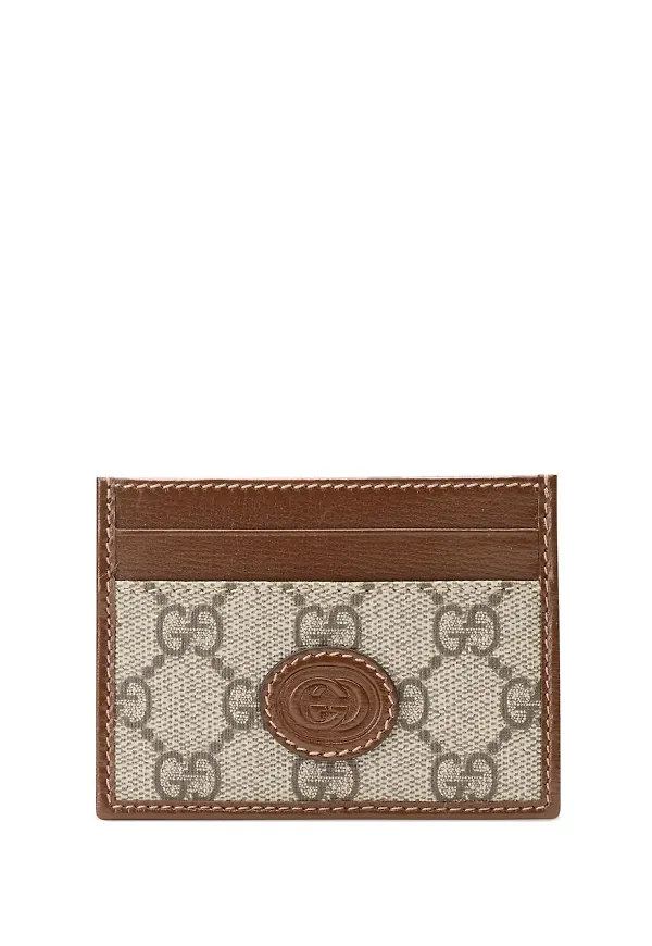 Gucci Interlocking G korthållare med smal passform - Neutral