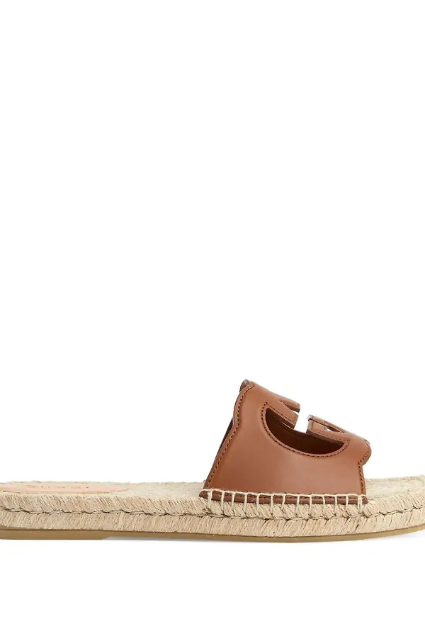Gucci Interlocking G sandaler - Brun