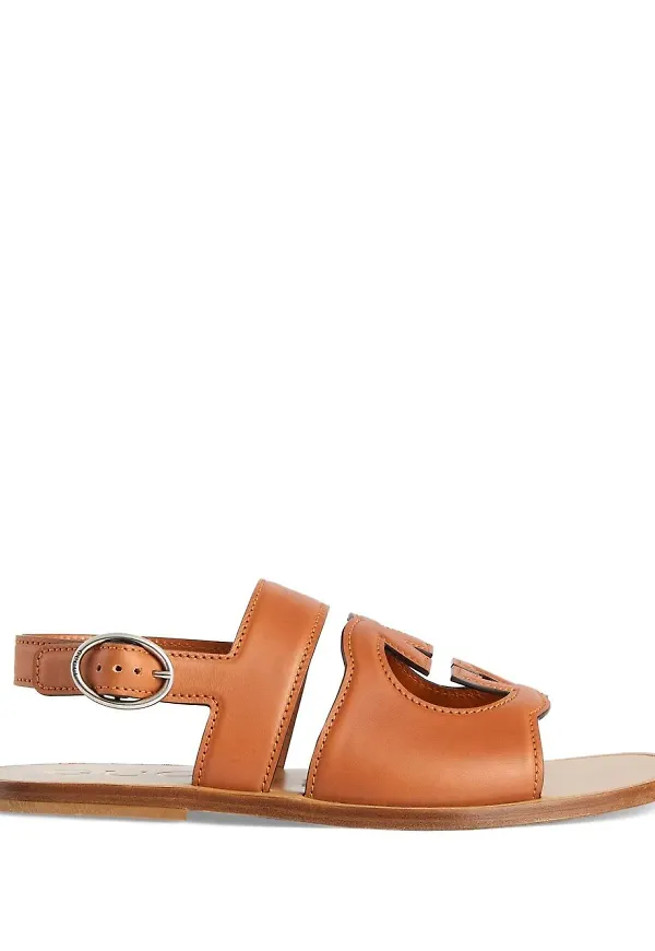 Gucci Interlocking G sandaler - Brun