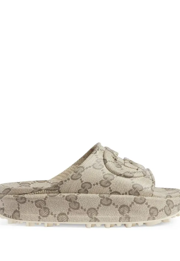 Gucci Interlocking G toffelsandaler - Neutral