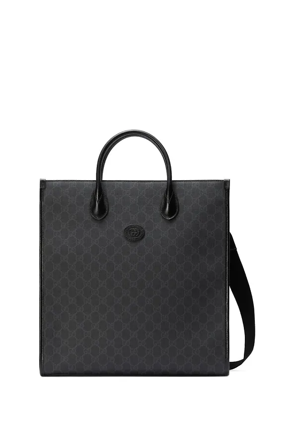 Gucci Interlocking G totebag - Svart