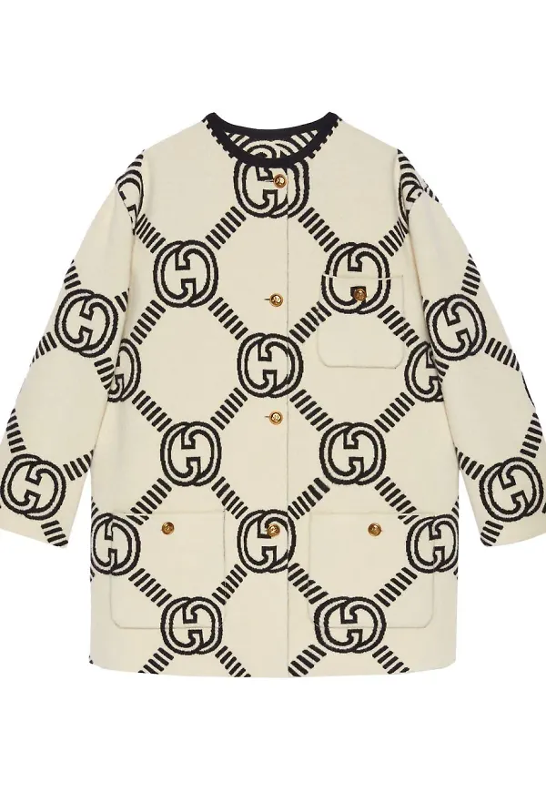 Gucci Interlocking G vändbar kofta - Neutral