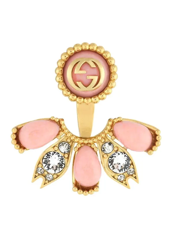 Gucci Interlocking G örhänge - Guldfärgad