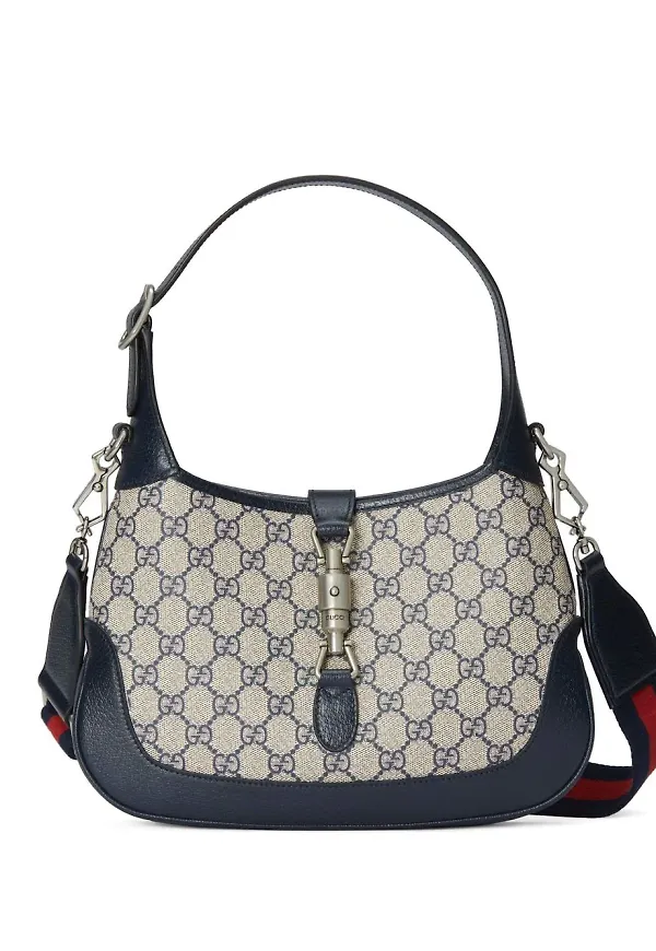 Gucci Jackie 1961 liten axelväska - Blå