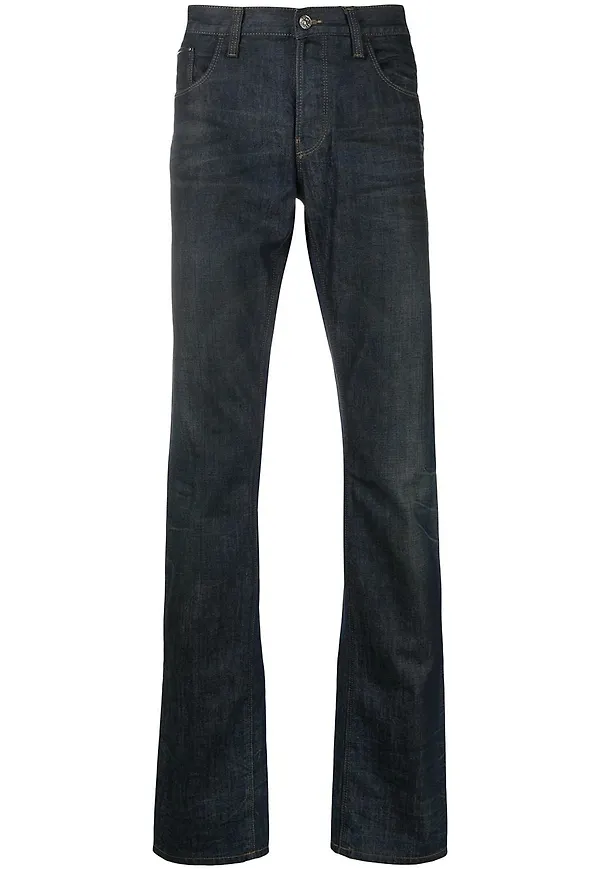 Gucci jeans med raka ben - Blå