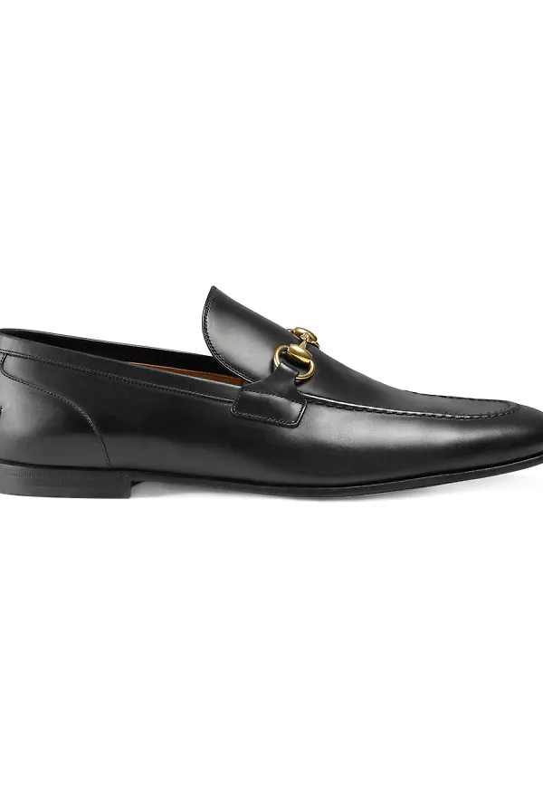 Gucci Jordaan loafers i läder - Svart