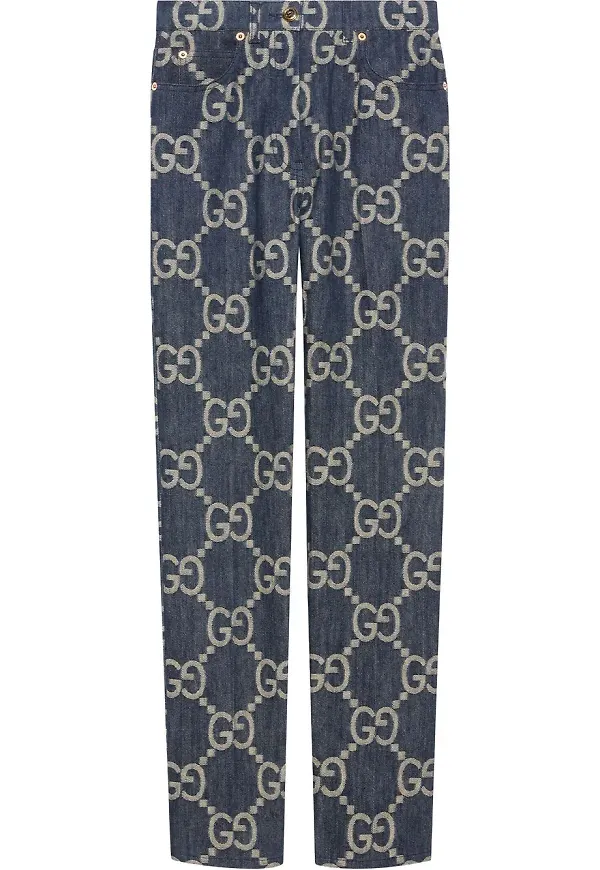 Gucci Jumbo GG jeans - Blå