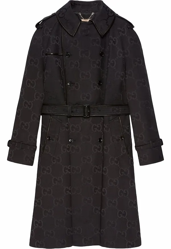 Gucci Jumbo GG kanvaskappa - Svart