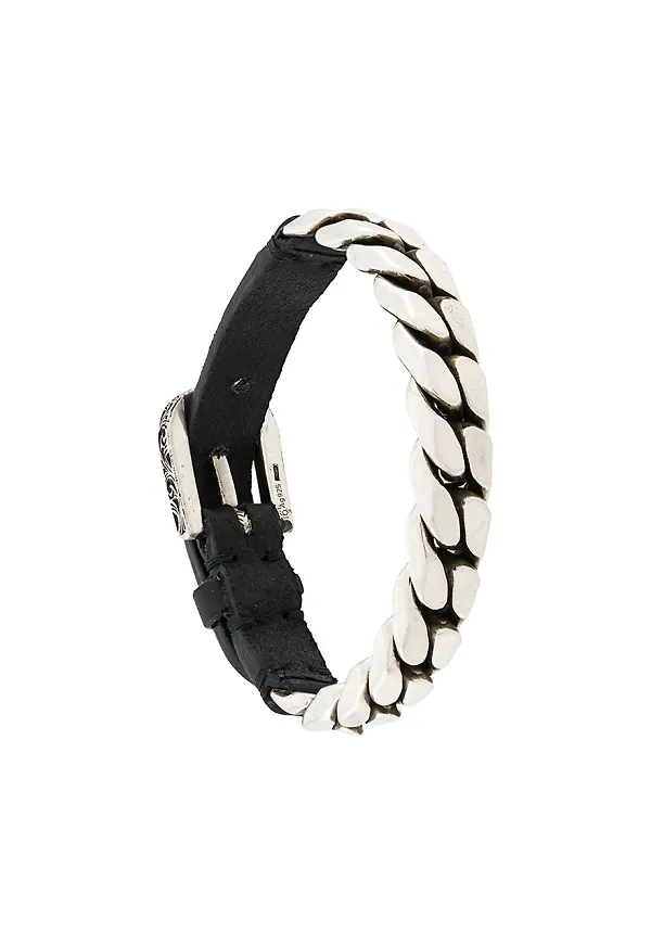 Gucci kedjearmband med spänne - Silverfärgad