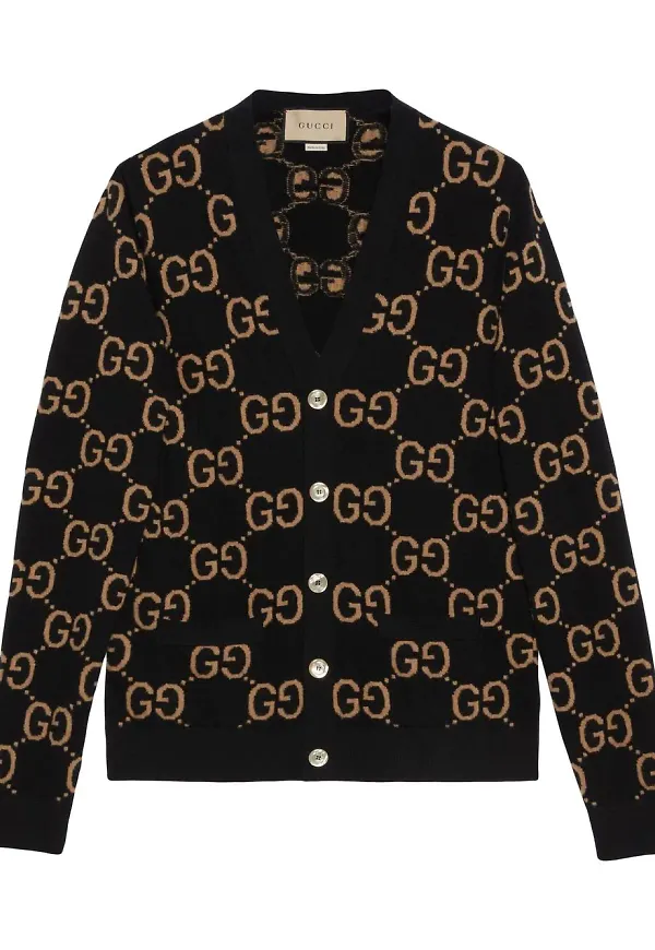 Gucci kofta med knäppning - Svart